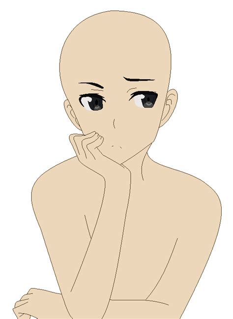 anime drawing base male